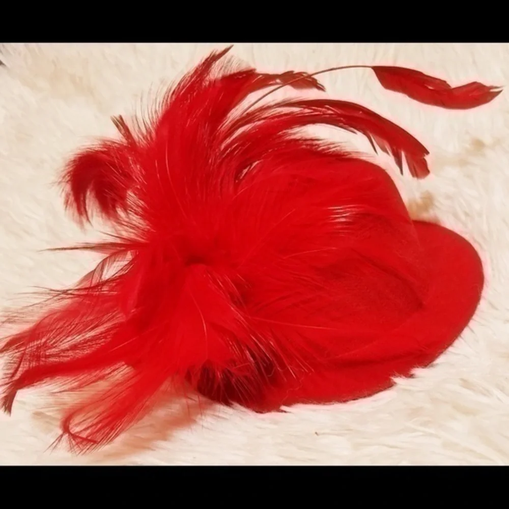 Vintage “Take Me To The Cotton Club” Mini Feathered Fedora